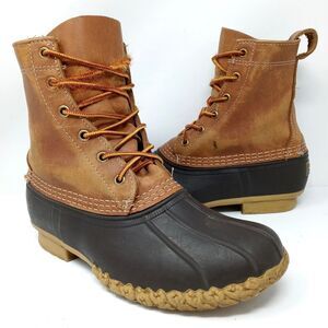 L.L. Bean Duck Boots Women's Size 8 (DM) Vintage Made in USA Rubber